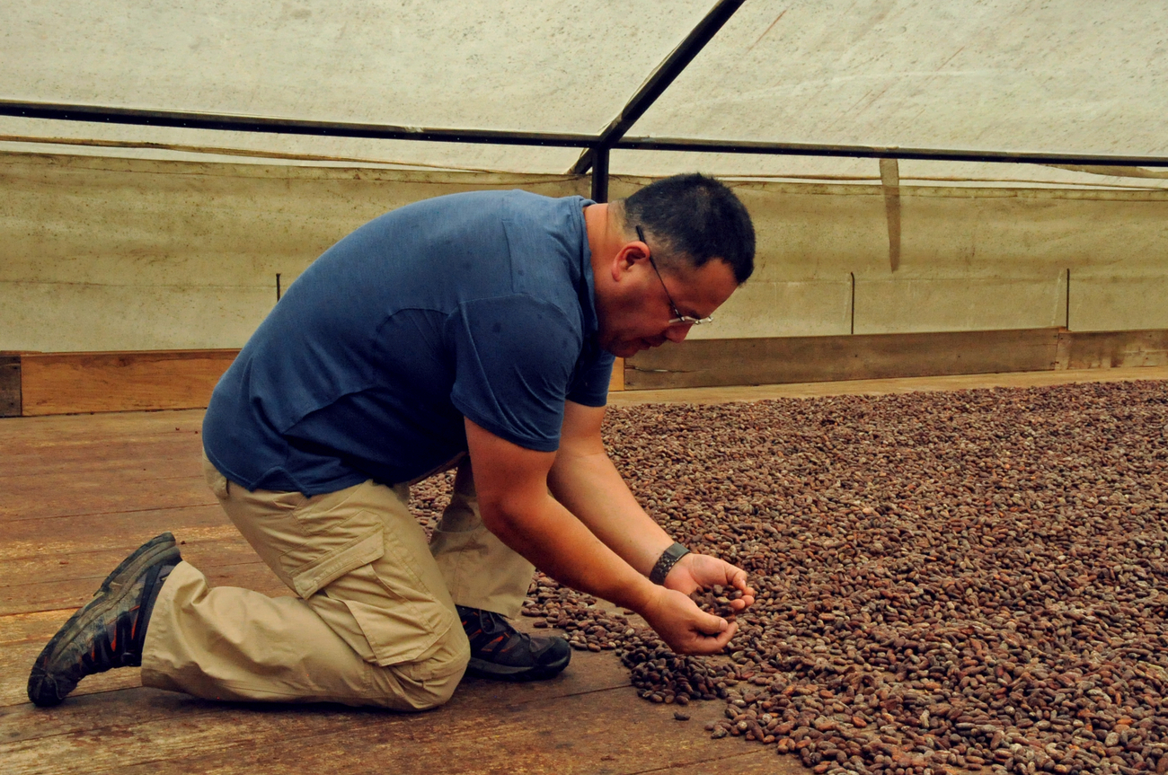 Equacacao - Caoco chocolat de couverture - séchage des fèves